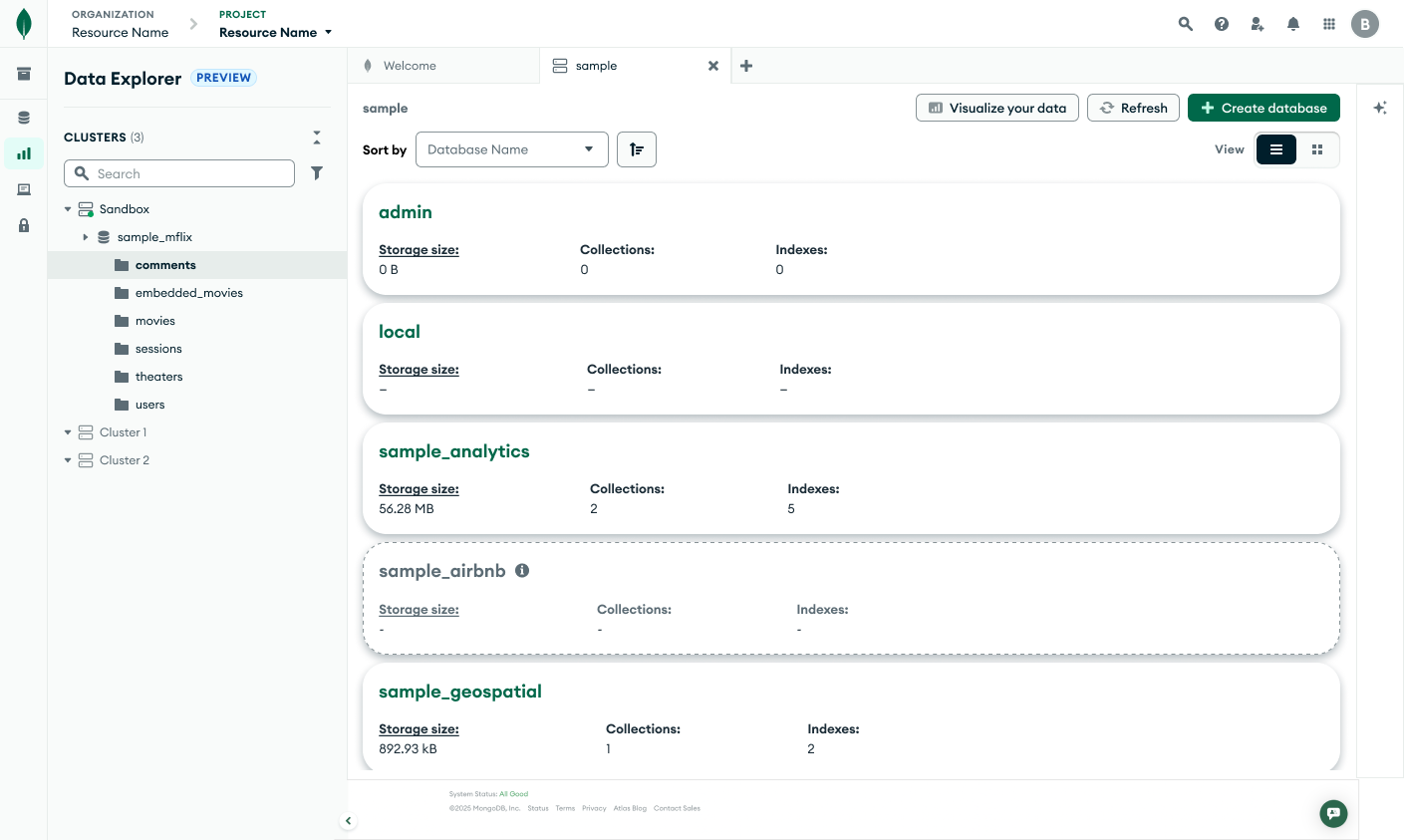 Data Explorer Page with collapsed AI Drawer